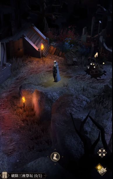 地下城堡4战斗场景展示，角色技能释放特效炫目