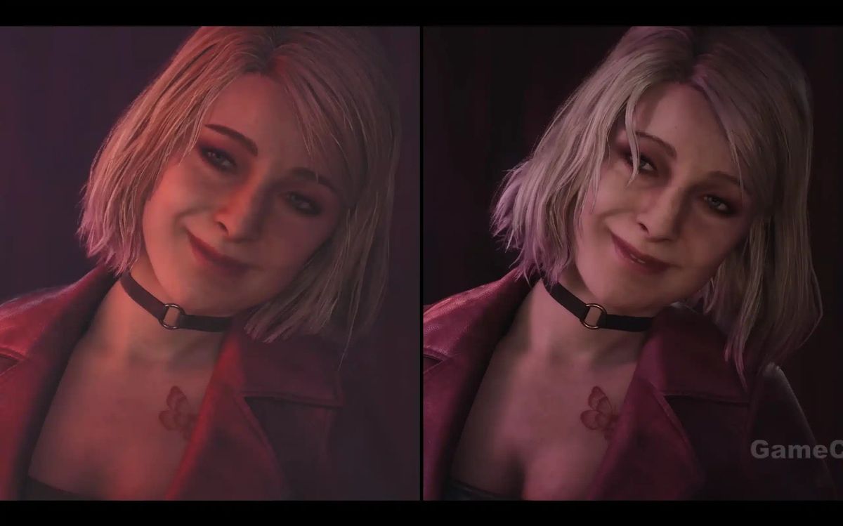 玛丽亚模型改动细节对比，胸部曲线变化显著