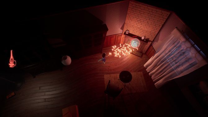 解谜过程中的线索拼图界面，米莉正在整理记忆碎片