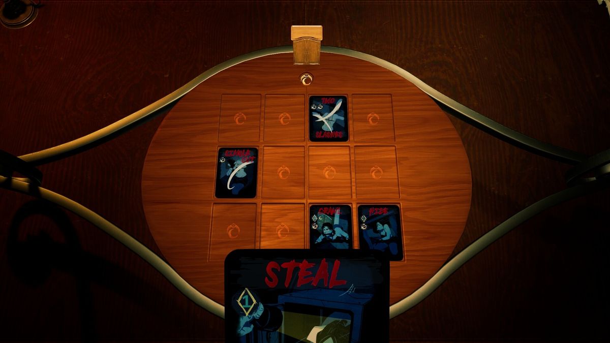 游戏界面展示，左侧为卡牌选项，右侧为角色状态信息