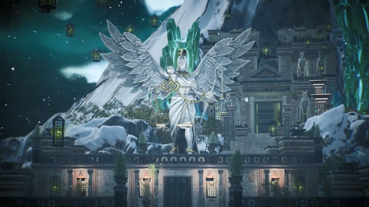 Boss战斗场景，角色与巨型敌人激烈对战，背景充满暗黑风格的特效