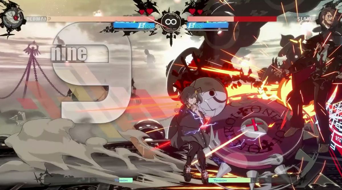 战斗技能释放瞬间画面，特效华丽，角色动作细节丰富