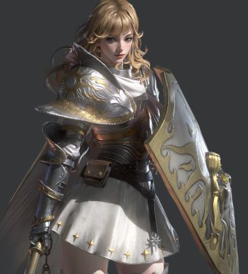 菲欧娜技能展示界面，技能描述详细列出眩晕与格挡机制