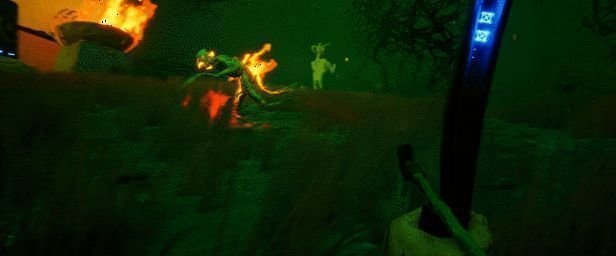 动态展示猎人潜行与怪物巡逻的实时画面