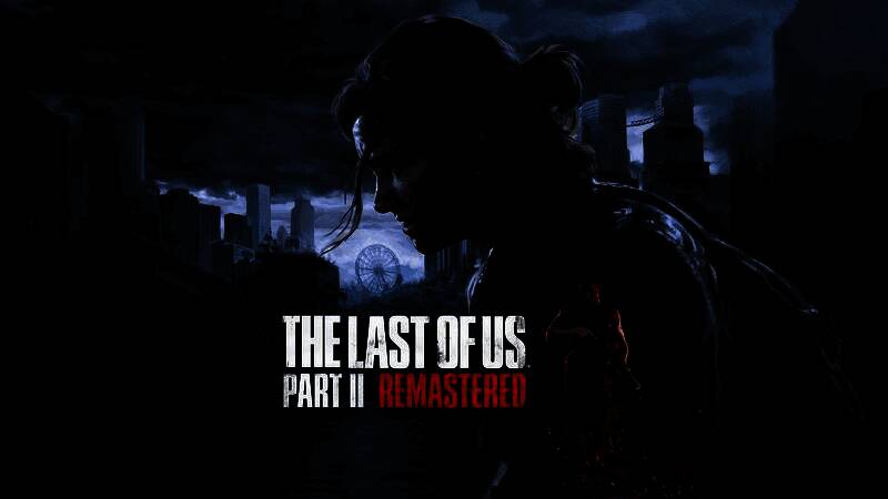 《最后的生还者2：重制版》PS5 Pro强化补丁宣传图，展示游戏画面与系统界面