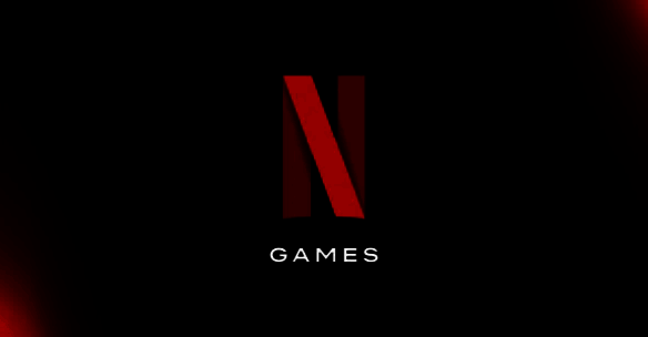 Netflix 3A工作室Team Blue核心成员合影，背景为游戏开发场景