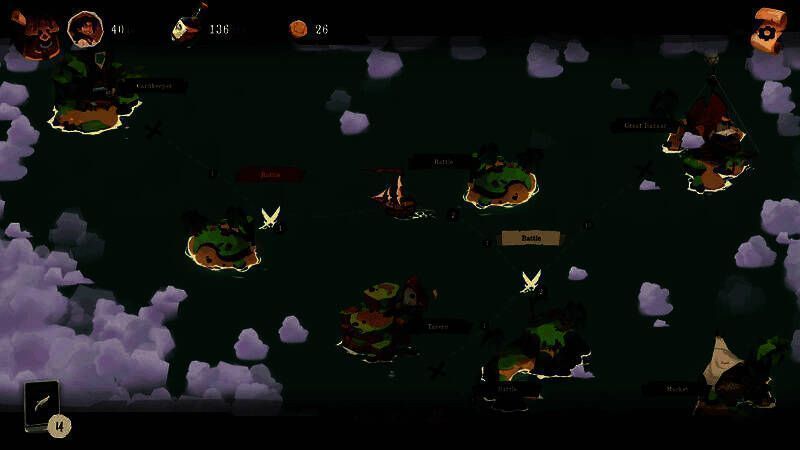 游戏主界面展示，界面中央为航海地图与角色立绘