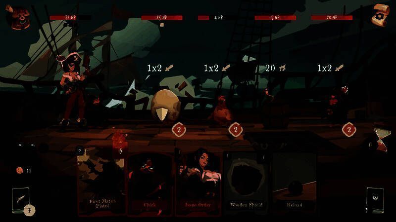 战斗界面展示，卡牌组合与战术搭配界面详细展示