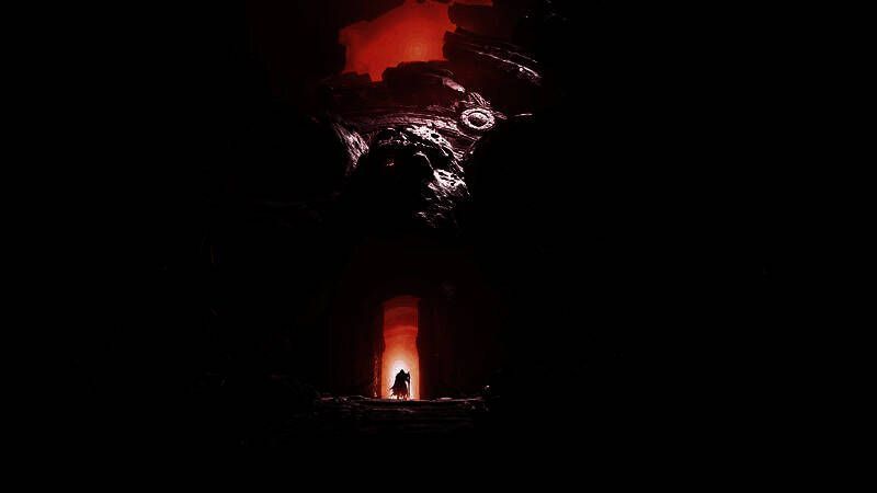 猎金人施展连招，空中跃起挥剑斩击金蚀怪物