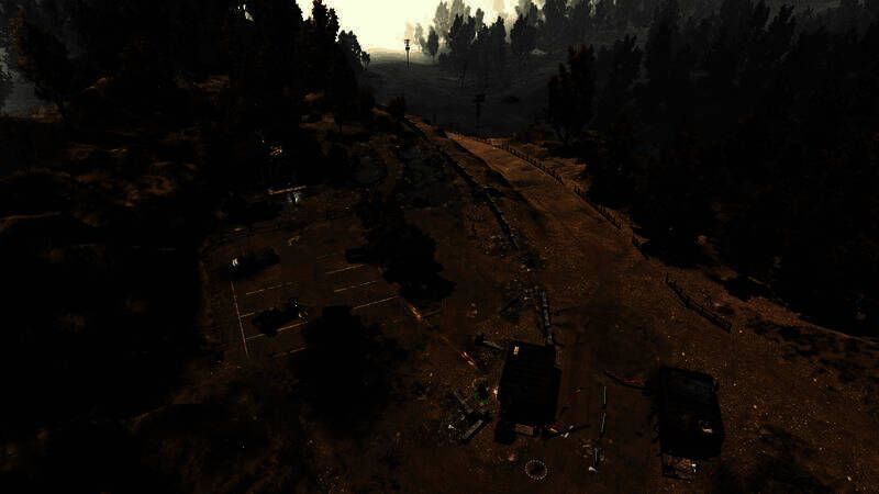 军团单位在废墟中展开激烈战斗，天空被火焰与烟雾笼罩