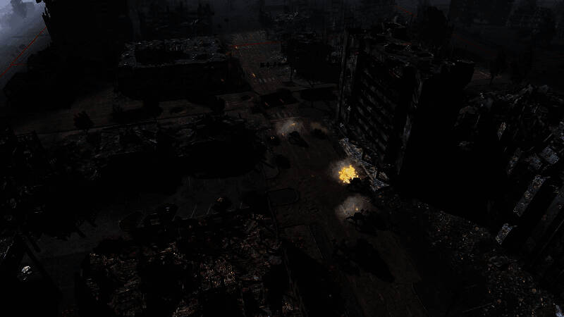 军团指挥中心内部，各种战术数据在屏幕上不断滚动分析