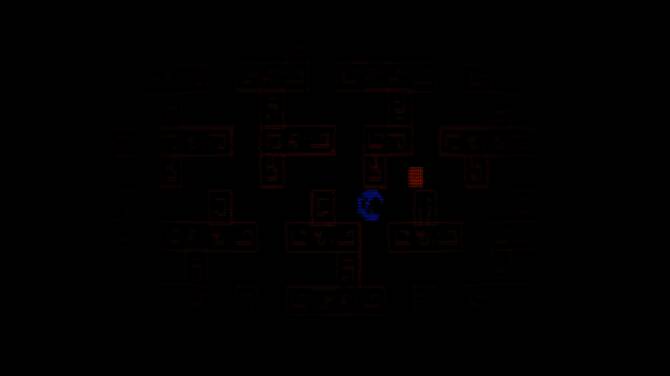 昏暗房间中摆放着老式电视，屏幕闪烁着诡异画面