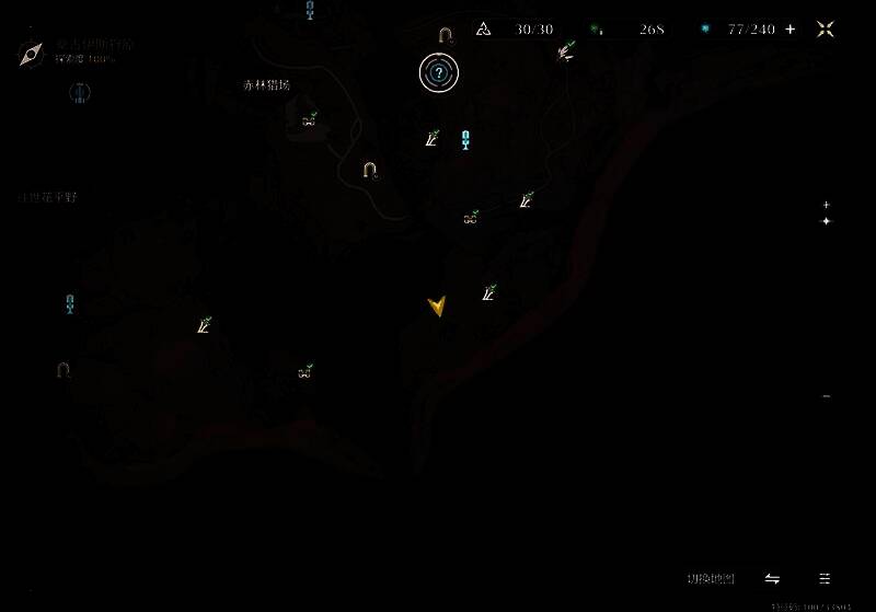 呜獭獭站在第十一神龛旁，周围光影交错，气氛神秘