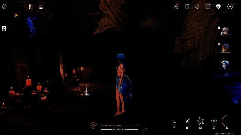 点位⑤实地蓝光石龛