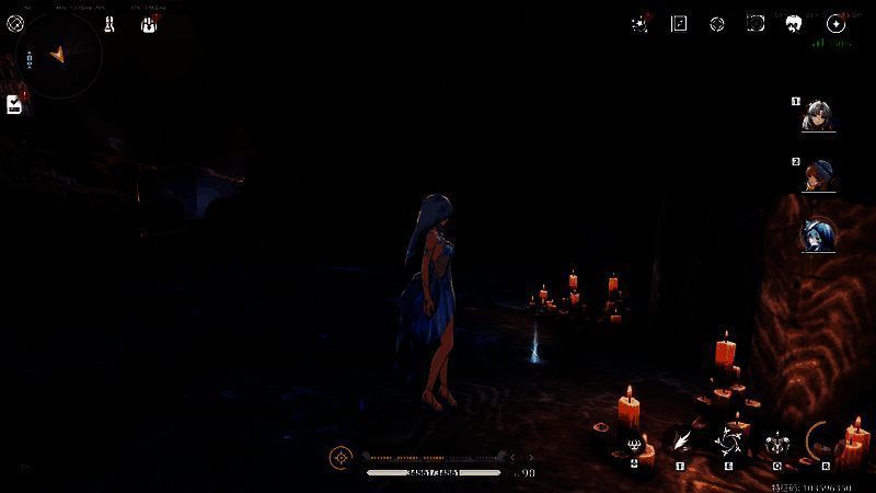 点位⑧实地蓝光石龛