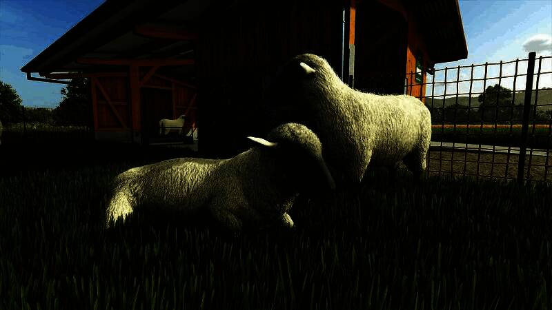 《Farming Simulator 25》游戏界面展示，操作台与农田画面清晰可见