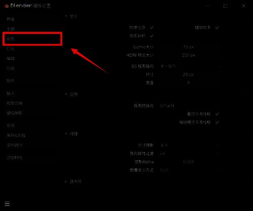偏好设置窗口左侧已选中‘视图’标签，右侧对应设置项同步展开