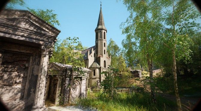 猎犬视角下的热成像画面，显示远处有多个生命信号在缓慢移动