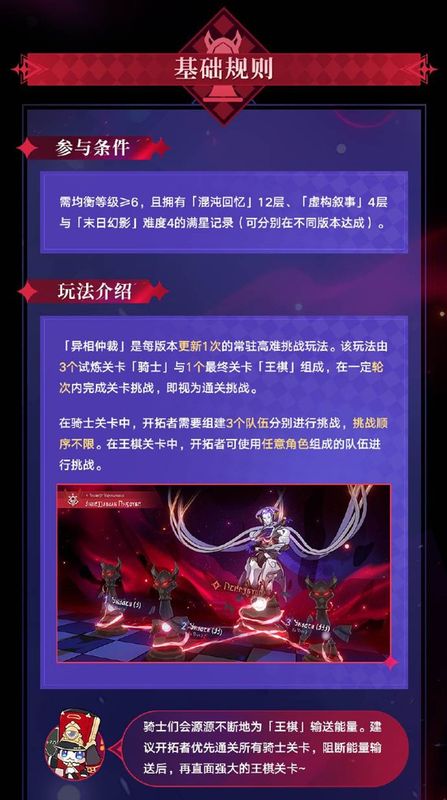 均衡等级与前置挑战界面展示，显示通关记录与等级要求