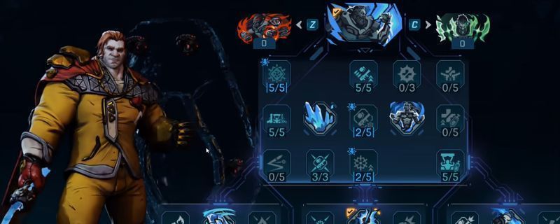 《无主之地4》中锻造骑士亚蒙释放技能的战斗画面，周身环绕爆炸光效，枪口喷射火光，展现强大火力输出