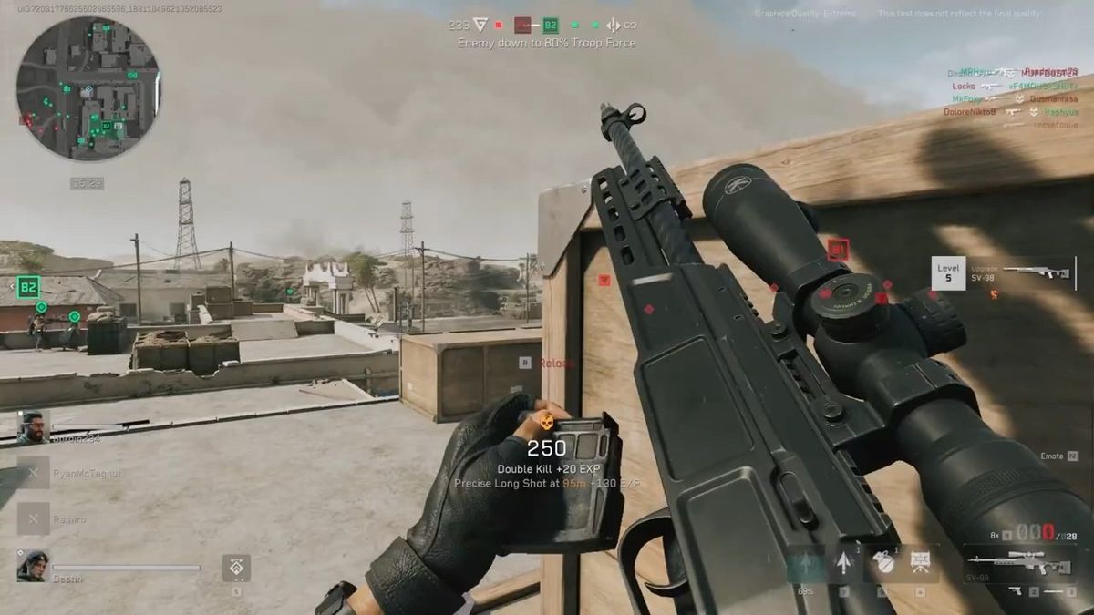 角色在雨中奔跑，地面反射光影真实，环境贴图表现细腻