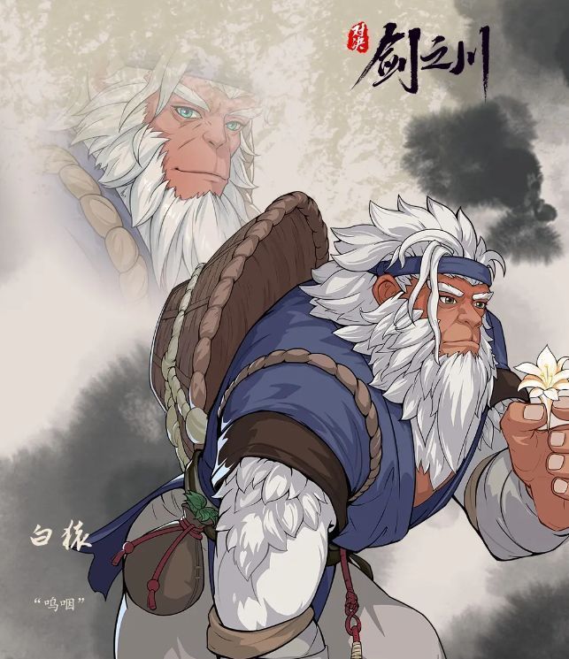 白猿血脉激活，身体逐渐变大，气势暴涨