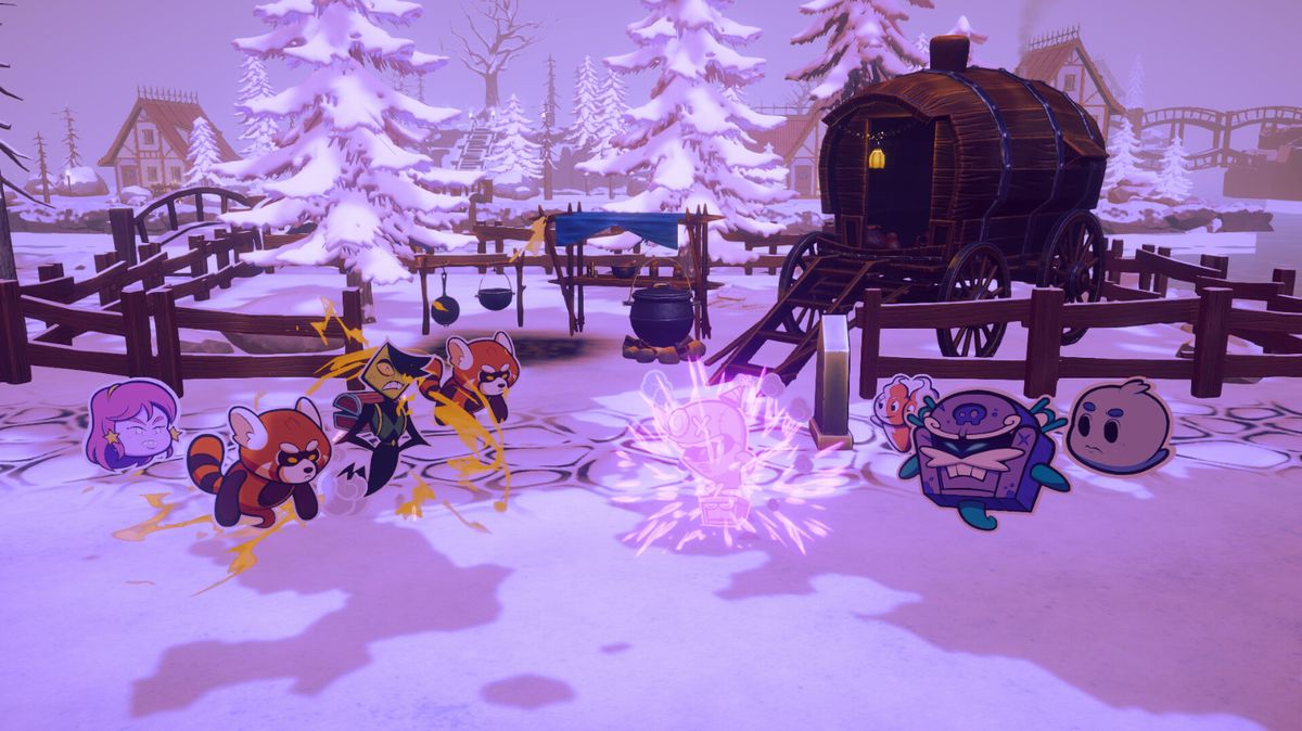 一片漂浮在空中的书页岛屿，上面生长着枯树，象征记忆碎片的空间