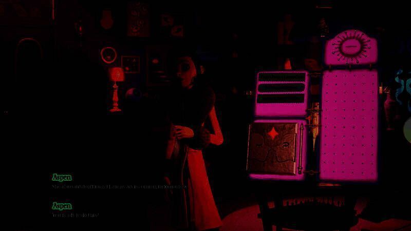 角色进入一座废弃庄园的客厅，墙上挂着褪色肖像画，地板吱呀作响，气氛压抑