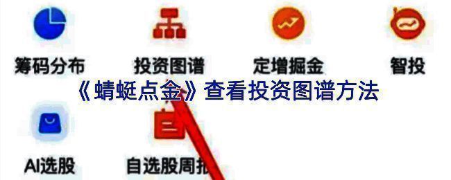 蜻蜓点金APP首页界面示意图，突出左下角‘首页’按钮位置