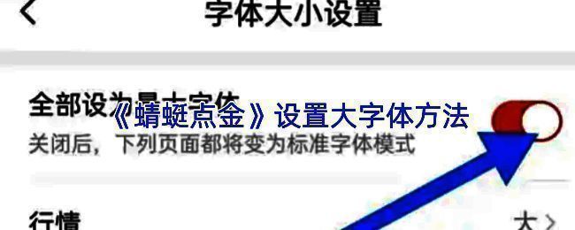蜻蜓点金APP界面展示，主页面布局清晰，突出右上角可点击的设置图标