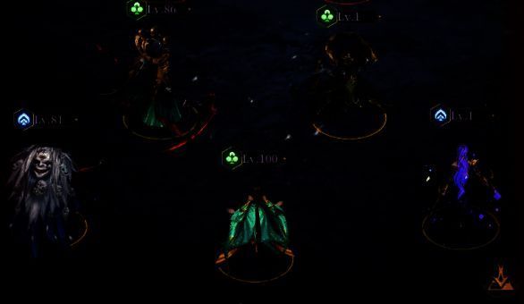 《不朽箴言》战斗界面展示梅花队实战效果，封夷持续输出，阿努比斯切入后排，潘释放控制技能冻结敌人