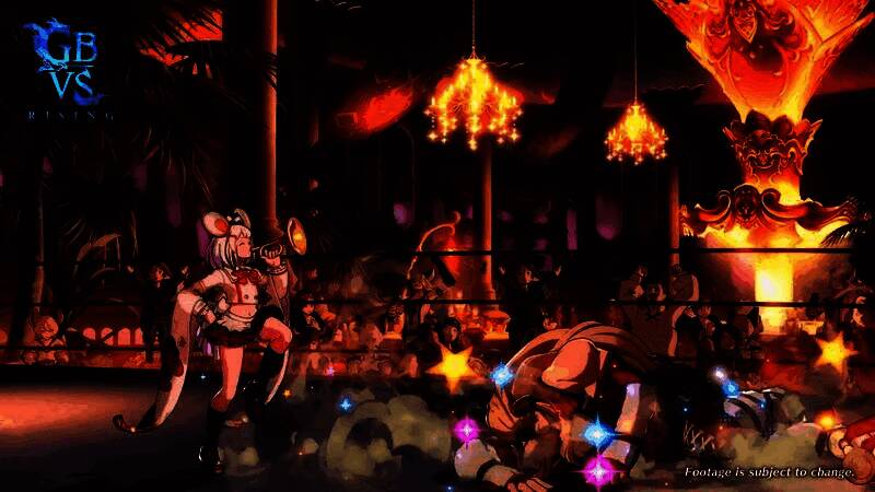 战斗场景中的近距离镜头，展现技能命中时的打击反馈和光影效果