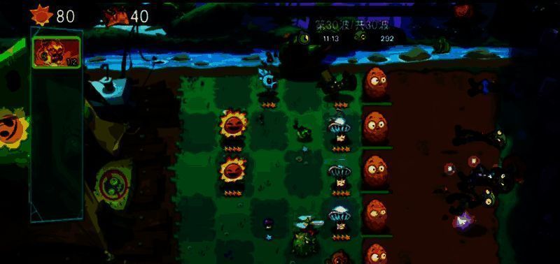 通关成功画面，坚果依然屹立，背景 fireworks 璀璨绽放，显示‘胜利’字样