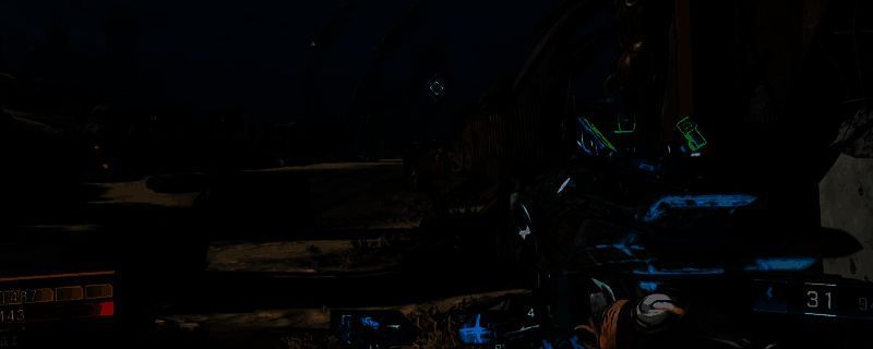 《无主之地4》任务场景截图，赞恩与昆特并肩站立于废弃工厂前，背景硝烟弥漫，气氛紧张