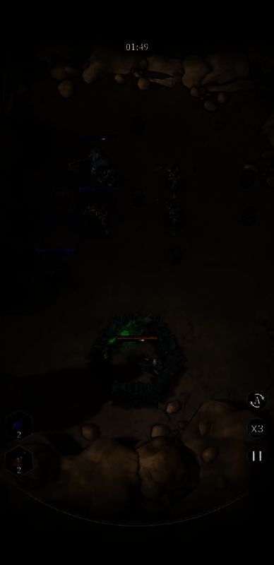 玩家在营地外围仔细搜索草丛与石堆，发现闪光宝箱并打开获取奖励