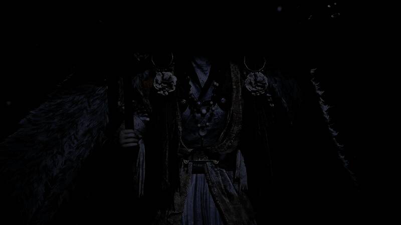 主角在水中奔跑，倒影中显现另一张陌生面孔