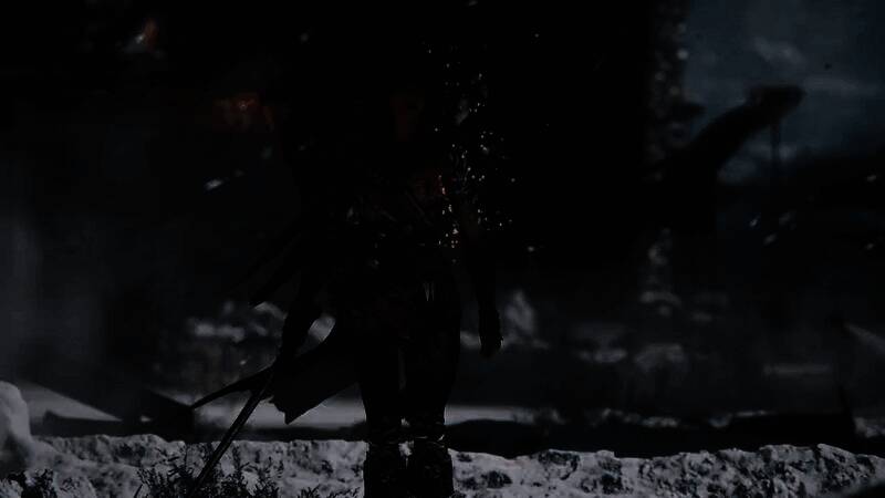 手持铁链的巨型守卫缓缓走来，地面因重量龟裂