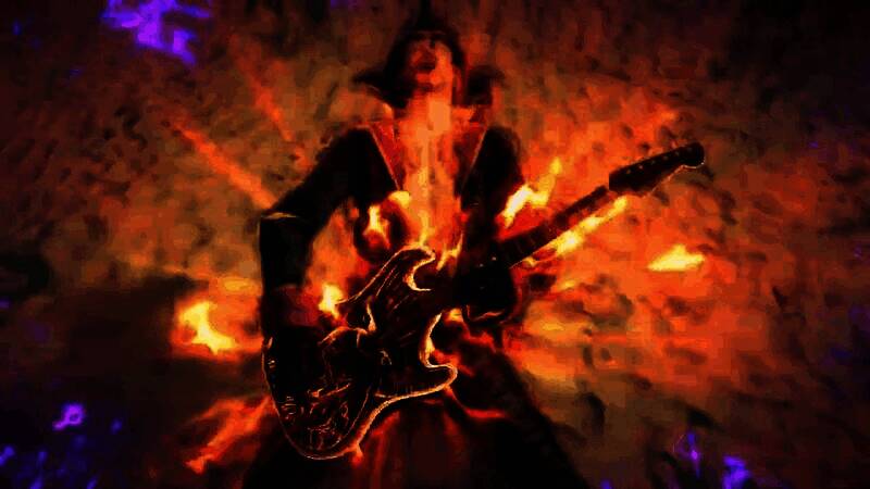 团队合影风格截图，多名角色站成一排，氛围轻松幽默