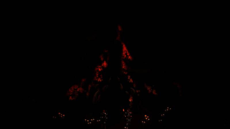 主角伫立悬崖边俯瞰大地，身后风暴即将来袭