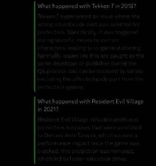 对比图展示启用与关闭Denuvo时的游戏加载时间与内存占用情况