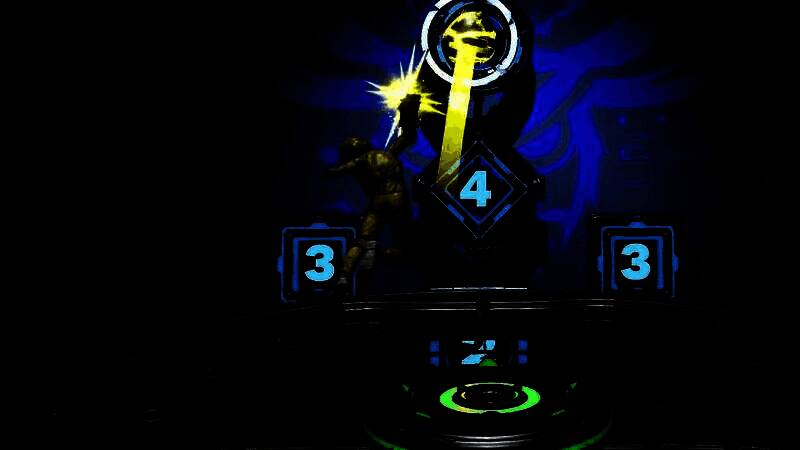 《NBA 2K25》引力球模式概念图，展示未来感十足的圆顶竞技场，球员在多层立体场地中激烈对抗，光影特效炫目