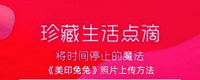 美印兔兔App首页界面，底部高亮显示云相册按钮