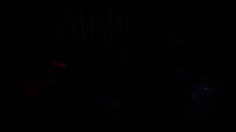 角色面对三扇门犹豫不决，上方浮现多个选项气泡，充满戏剧张力