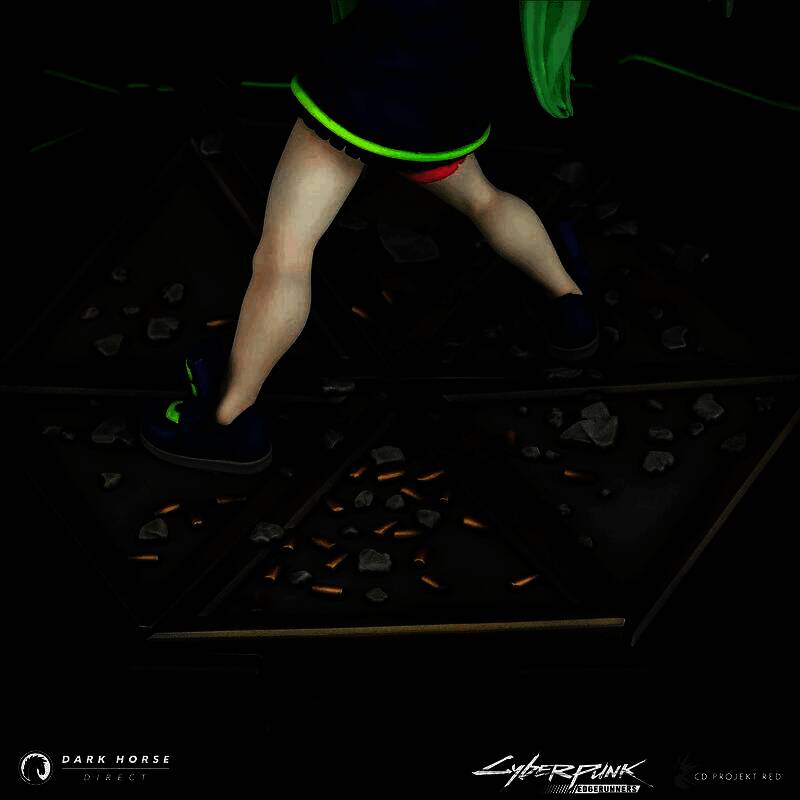 整体场景俯视图，展现战斗爆发点的全貌与空间张力