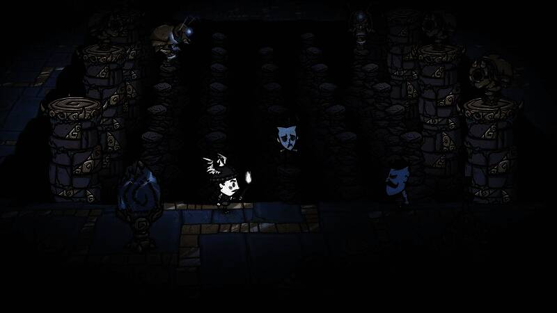 玩家操控角色驾驶小船驶向海面漩涡，天空阴沉，漩涡中心散发幽蓝色光芒