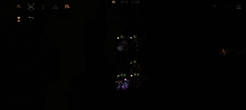 游戏内布阵界面截图，清晰展示曹洪、公孙瓒在前排，曹操与其他两名武将在后排的站位