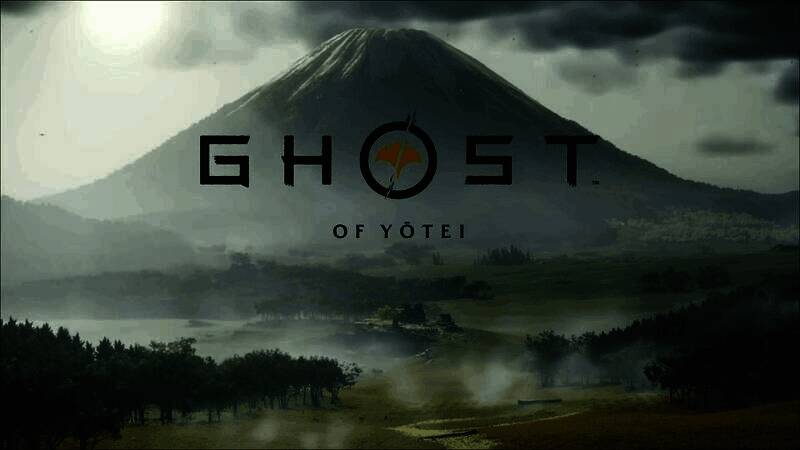 《羊蹄山之魂》游戏宣传画面，女主角笃身穿传统服饰，手持长刀伫立于雪山之巅，背景是辽阔的日式自然风光