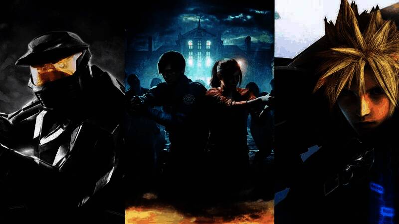 一名玩家坐在昏暗房间中凝视屏幕，屏幕上是经典游戏角色的光影轮廓，氛围充满回忆感