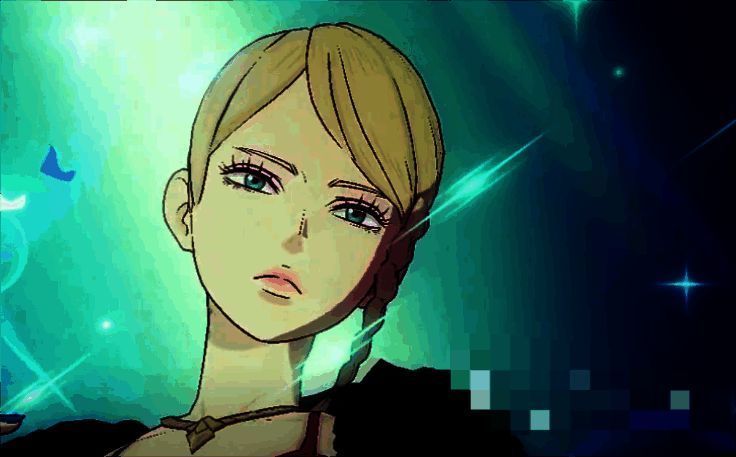 夏洛特释放护盾技能，周围泛起淡粉色光芒，队友被透明屏障包裹，背景为魔法阵光辉