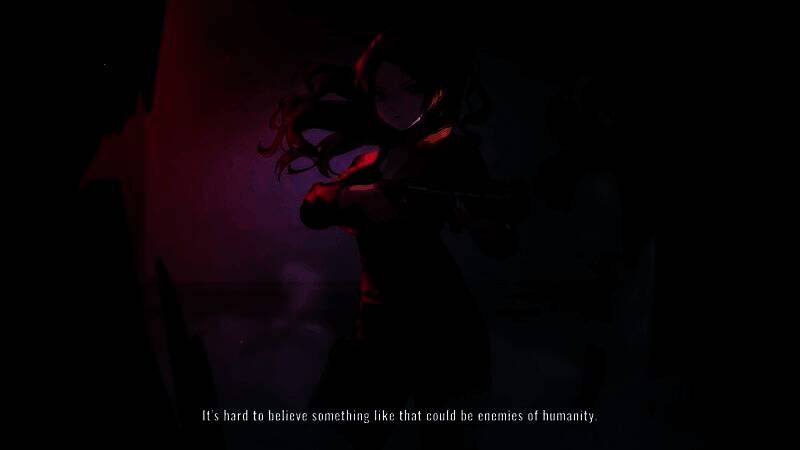 剧情对话界面截图，艾达王站在阴影中冷笑，文字提示‘你以为……这就是全部真相吗？’